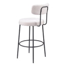  Zuo Blanca 109740 Barstool - Ivory IMAGE 5