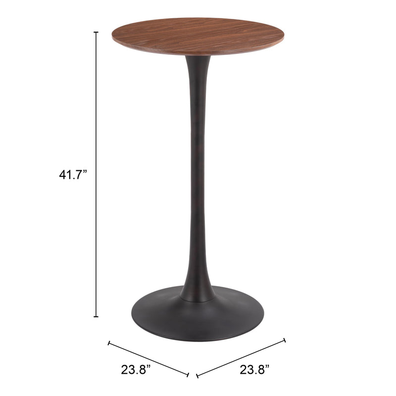  Zuo Auray 109830 Bar Table - Brown IMAGE 6