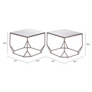  Zuo Arzon 109835 Coffee Table Set - Bronze IMAGE 10