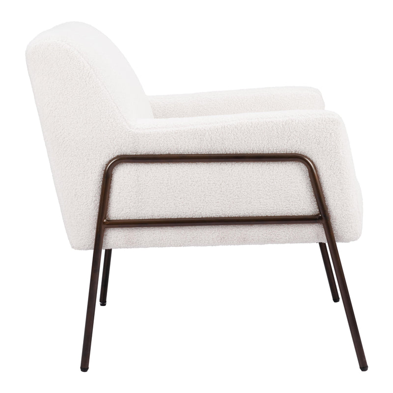  Zuo Charleston 109524 Accent Chair - Cream IMAGE 2