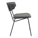  Zuo Charon 110259 Dining Chair - Vintage Black IMAGE 2