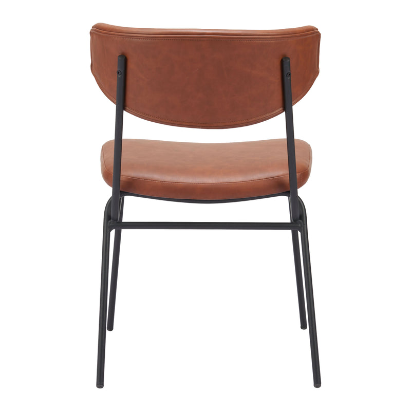  Zuo Charon 110258 Dining Chair - Vintage Brown IMAGE 4