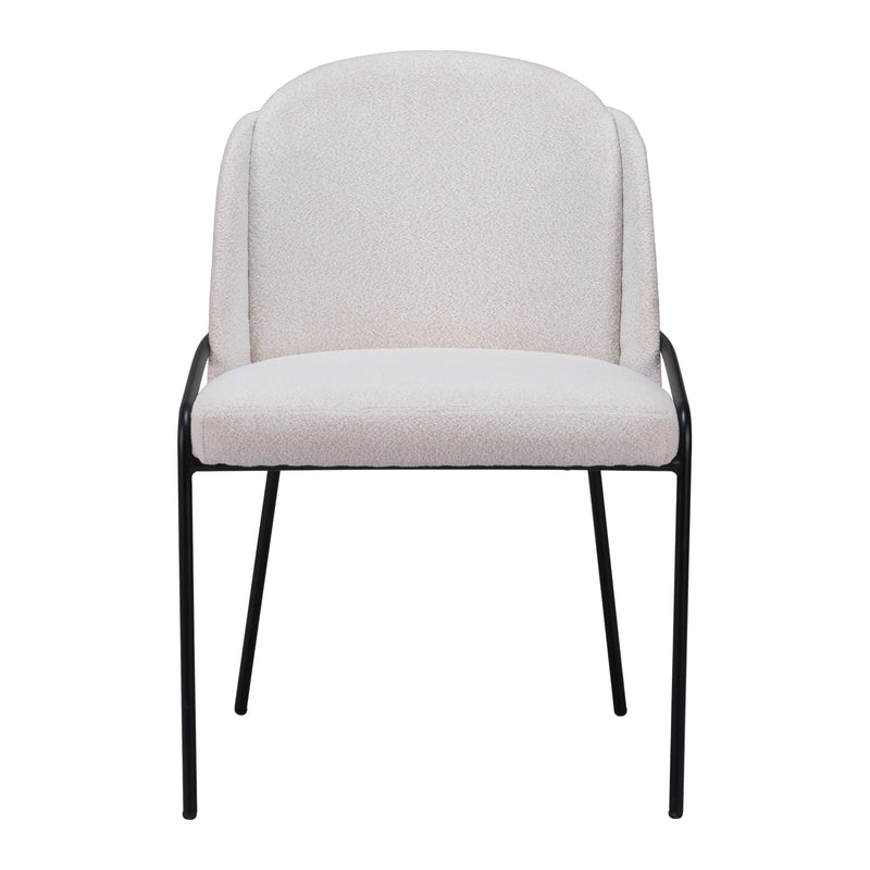  Zuo Jambi 109965 Dining Chair - Ivory IMAGE 3