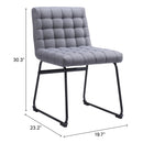 Zuo Pago 110070 Dining Chair - Grey IMAGE 12