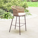  Zuo Freycinet 703990 Barstool - Natural IMAGE 9