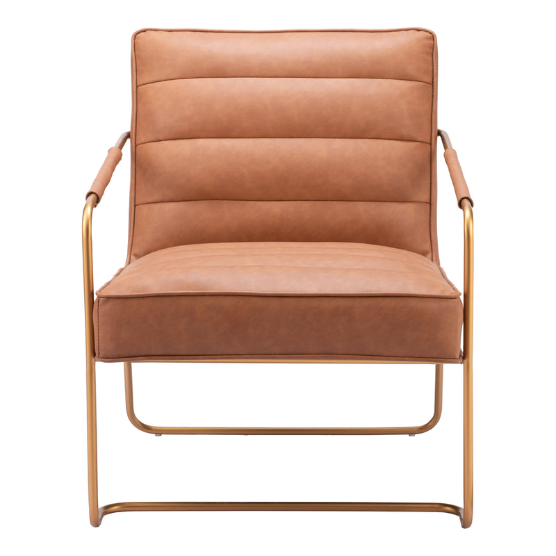  Zuo Dallas 109520 Accent Chair - Vintage Brown IMAGE 3