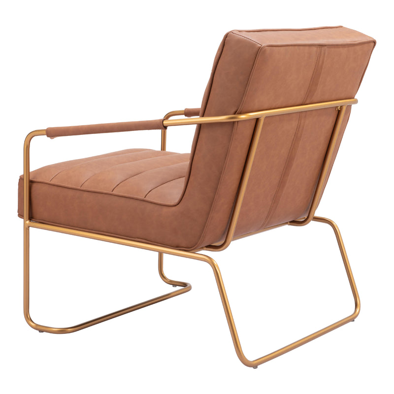  Zuo Dallas 109520 Accent Chair - Vintage Brown IMAGE 5