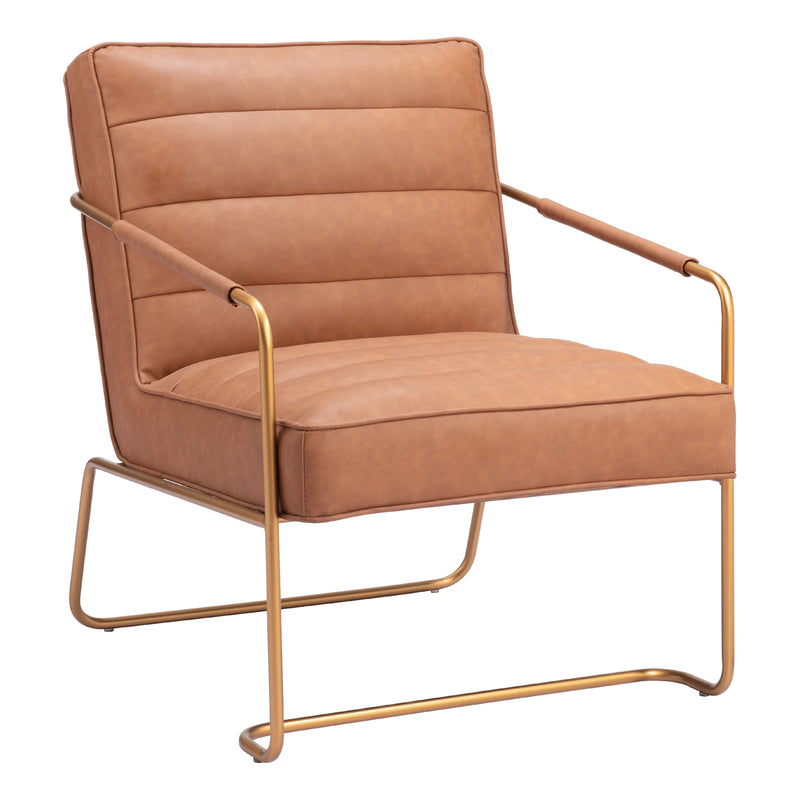  Zuo Dallas 109520 Accent Chair - Vintage Brown IMAGE 6