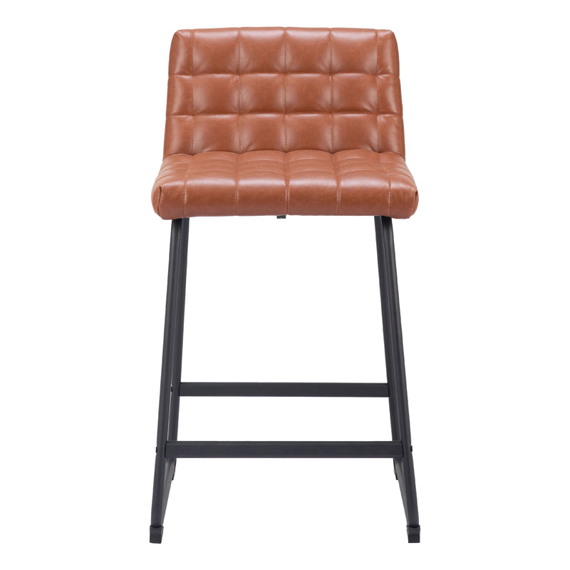  Zuo Pago 109949 Counter Stool - Brown IMAGE 3