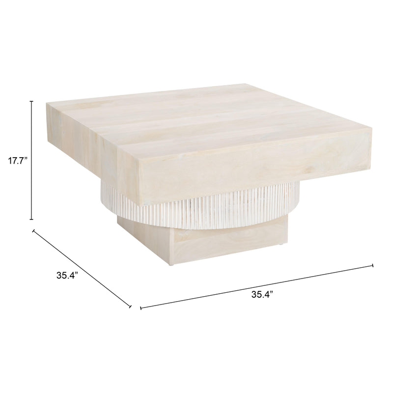  Zuo Trani 109851 Coffee Table - Natural IMAGE 6