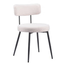  Zuo Blanca 109738 Dining Chair - Ivory IMAGE 1