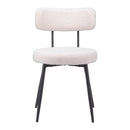  Zuo Blanca 109738 Dining Chair - Ivory IMAGE 3