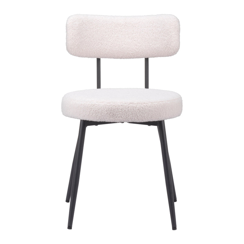  Zuo Blanca 109738 Dining Chair - Ivory IMAGE 3