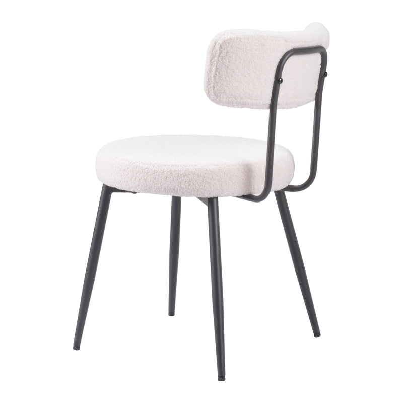  Zuo Blanca 109738 Dining Chair - Ivory IMAGE 5