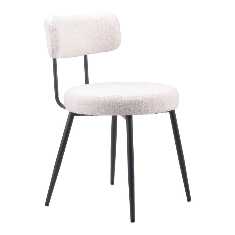  Zuo Blanca 109738 Dining Chair - Ivory IMAGE 6