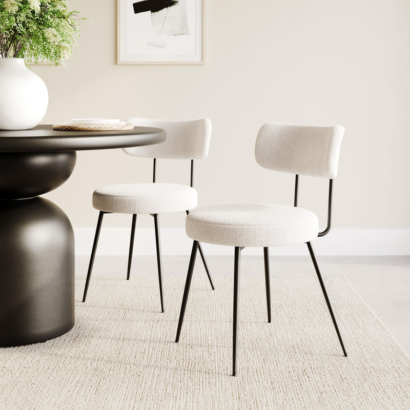  Zuo Blanca 109738 Dining Chair - Ivory IMAGE 8