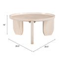  Zuo Nador 109866 Coffee Table - Natural IMAGE 7