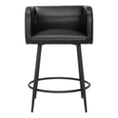  Zuo Horbat 110062 Counter Stool - Black IMAGE 3