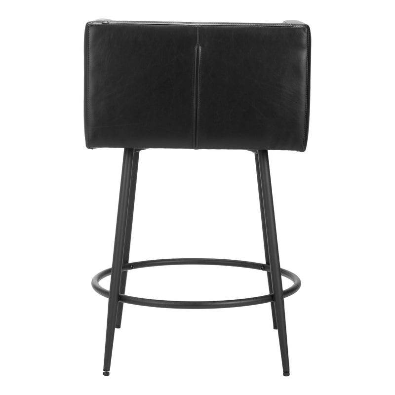  Zuo Horbat 110062 Counter Stool - Black IMAGE 4