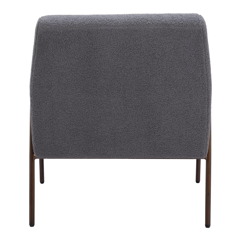  Zuo Charleston 109525 Accent Chair - Grey IMAGE 4