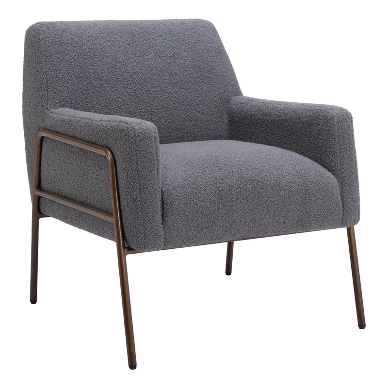  Zuo Charleston 109525 Accent Chair - Grey IMAGE 6