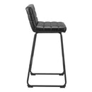  Zuo Pago 110069 Barstool - Black IMAGE 2