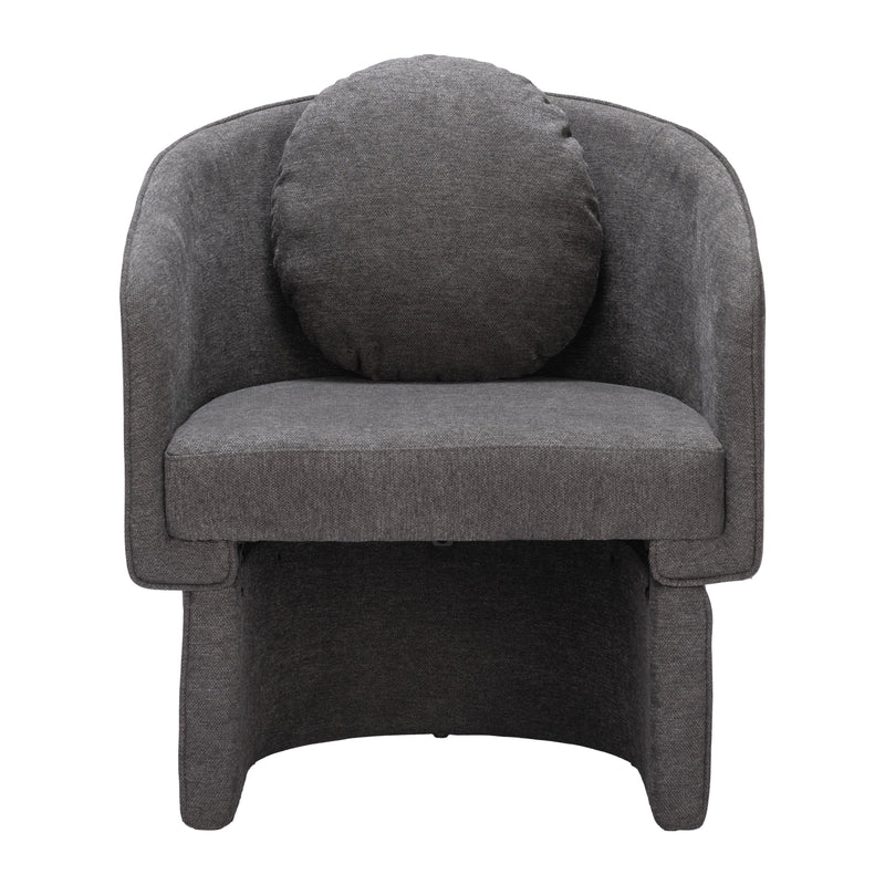  Zuo Olya 110014 Accent Chair - Truffle Grey IMAGE 3