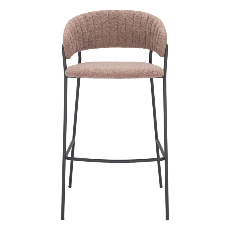  Zuo Josephine 109674 Barstool - Brown IMAGE 3