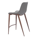  Zuo Magnus 109936 Counter Stool - Slate Grey & Walnut IMAGE 5