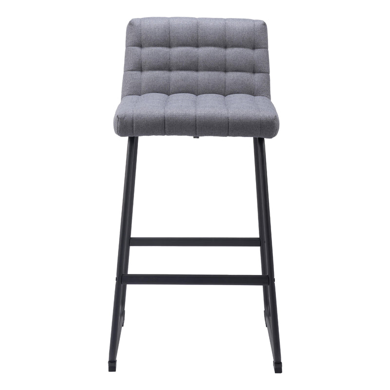  Zuo Pago 110072 Barstool - Grey IMAGE 3