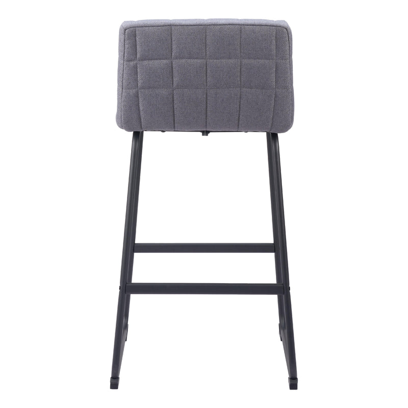  Zuo Pago 110072 Barstool - Grey IMAGE 4