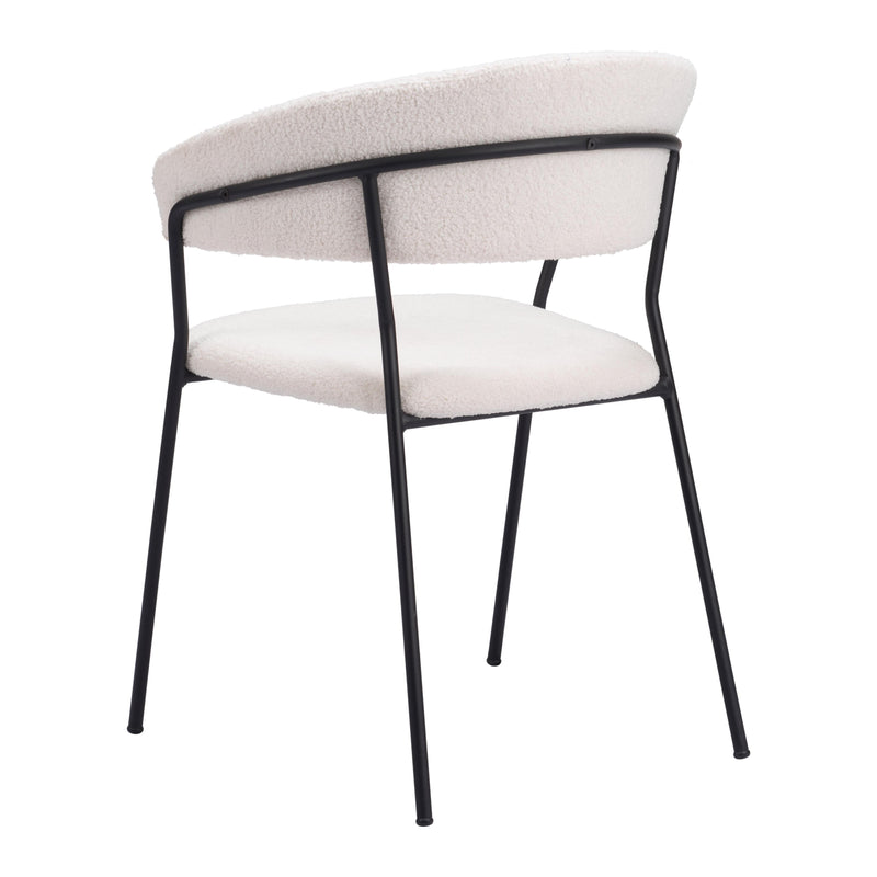  Zuo Josephine 109669 Dining Chair - Cream IMAGE 5