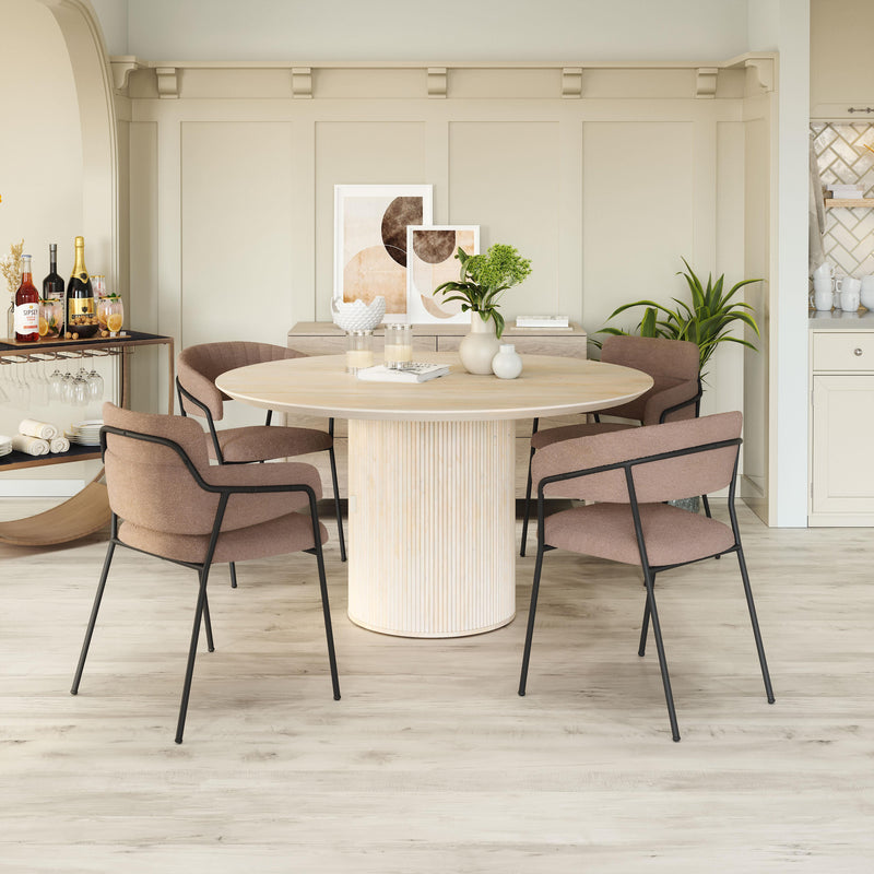  Zuo Josephine 109669 Dining Chair - Cream IMAGE 9