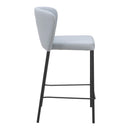  Zuo Linz 109781 Counter Stool - Grey IMAGE 2