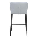  Zuo Linz 109781 Counter Stool - Grey IMAGE 4