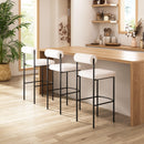  Zuo Livorno 109812 Barstool - Ivory IMAGE 9