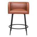 Zuo Horbat 109946 Counter Stool - Brown IMAGE 3