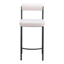  Zuo Livorno 109811 Counter Stool - Ivory IMAGE 3