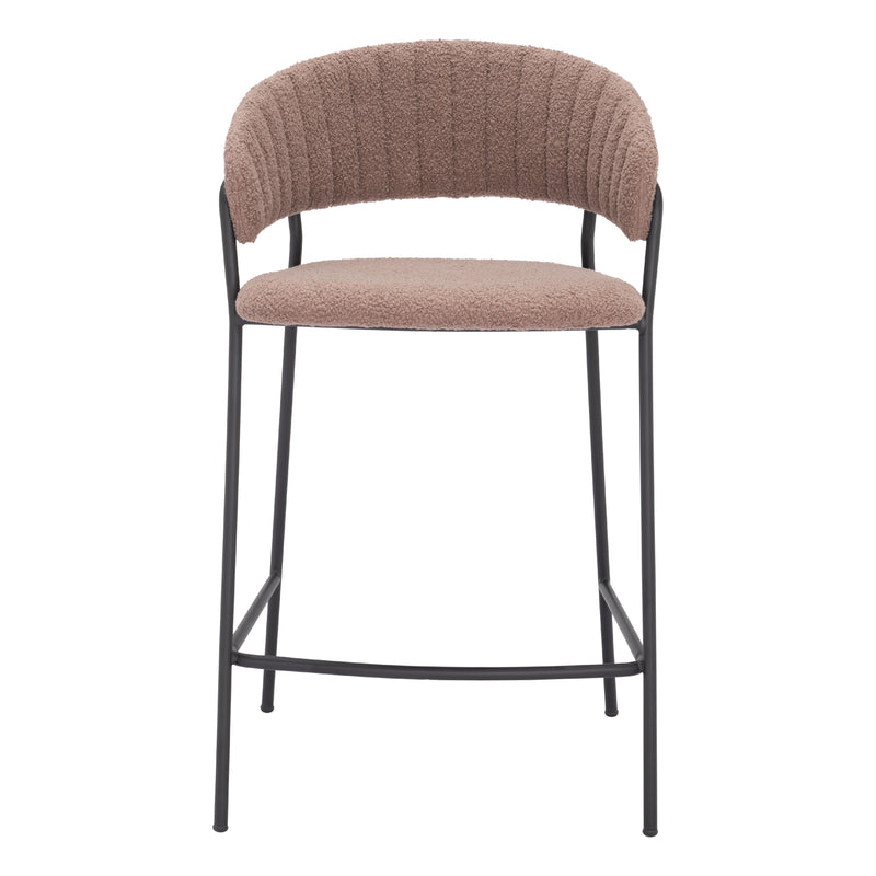  Zuo Josephine 109672 Counter Stool - Brown IMAGE 3