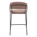  Zuo Josephine 109672 Counter Stool - Brown IMAGE 4