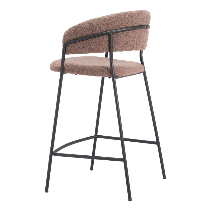  Zuo Josephine 109672 Counter Stool - Brown IMAGE 5