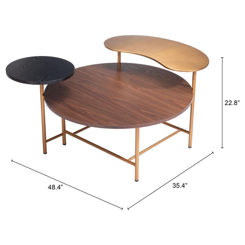  Zuo Viken 109840 Coffee Table - Multicolor IMAGE 11