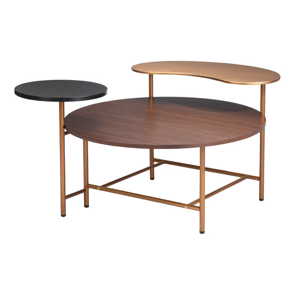  Zuo Viken 109840 Coffee Table - Multicolor IMAGE 1