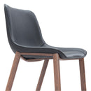  Zuo Magnus 109937 Barstool - Black & Walnut IMAGE 8