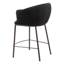  Zuo Essen 109809 Counter Stool - Black & Bronze IMAGE 5