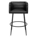  Zuo Horbat 110063 Barstool - Black IMAGE 3