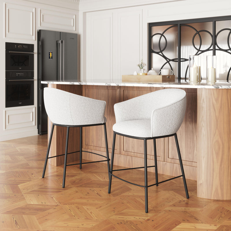  Zuo Essen 109807 Counter Stool - Ivory IMAGE 9