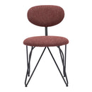  Zuo Novi 110018 Dining Chair - Maroon Brown IMAGE 3