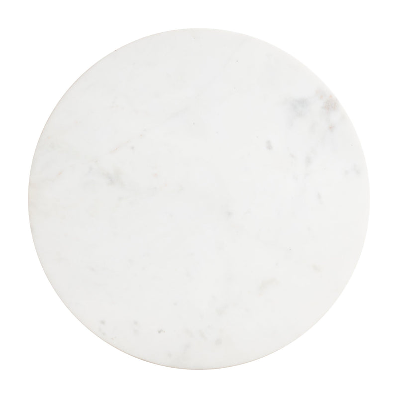  Zuo Mazara 109862 Side Table - White & Natural IMAGE 4