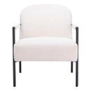  Zuo Chicago 109518 Accent Chair - Ivory IMAGE 3